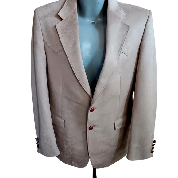 Vintage Men's 40 Blazer Jacket Farah Texas Countrywear Western Rancher 1980's - Picture 2 of 6